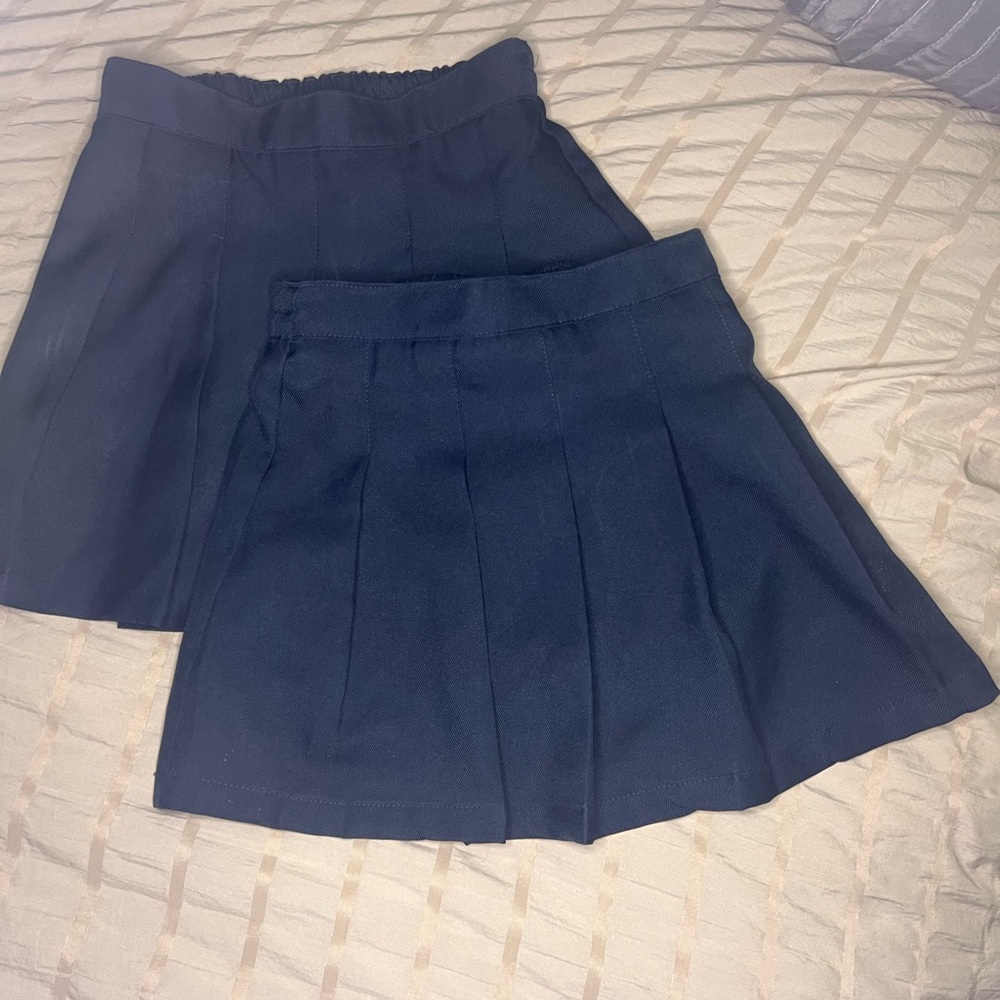 IZOD Uniform Navy Pleated School Skirts - Size girls 7